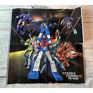 1986 Transformers The Movie STARS Special Mission Direct Mail Poster Flyer